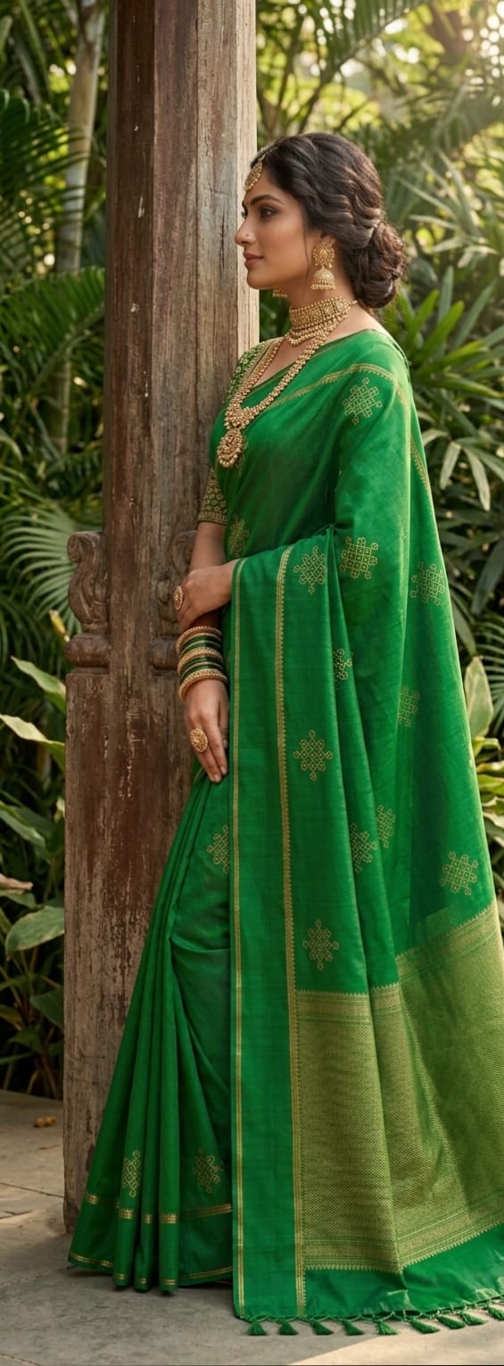 HALF MIX SILK SAREE