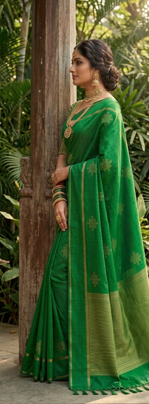HALF MIX SILK SAREE