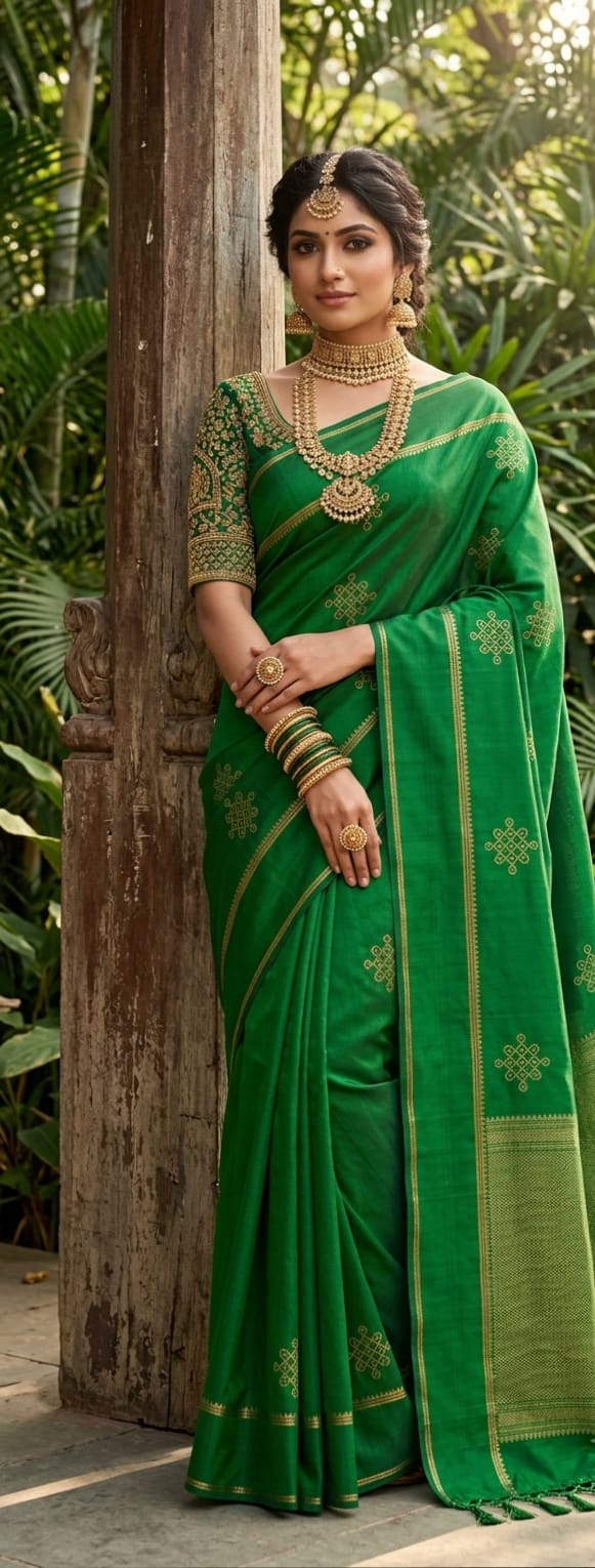 HALF MIX SILK SAREE