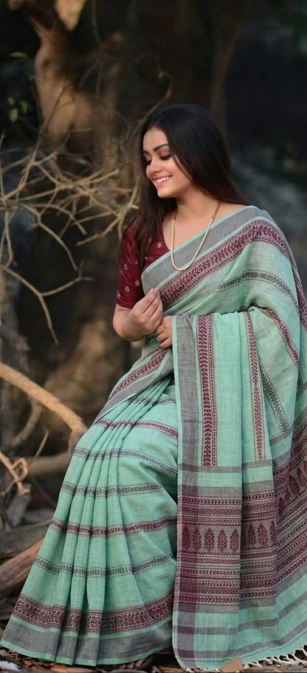 Elegant Premium Cotton Saree